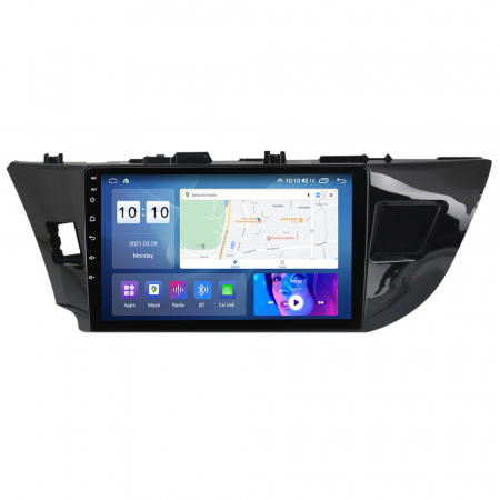TOYOTA - Navigatie Auto Android Toyota Corolla Auris din 2013 - 2017, 8 GB RAM si 128 GB ROM, Slot Sim 5G, Procesor Octa Core, Carplay integrat, Procesor Sunet Digital DSP, Android, Aplicatii, Usb, Wi Fi, Bluetooth