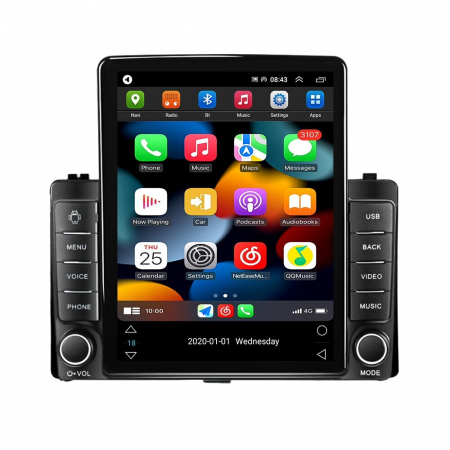 Navigatie Auto cu Android - Navigatie Toyota Corolla Auris din 2017 - 2020, Ecran TESLA 9.7 inch, 8 GB RAM si 128 GB ROM, Android 15, Slot Sim 4G, Procesor Octa Core, Carplay Wireless si Android auto, Procesor Sunet Digital DSP,
