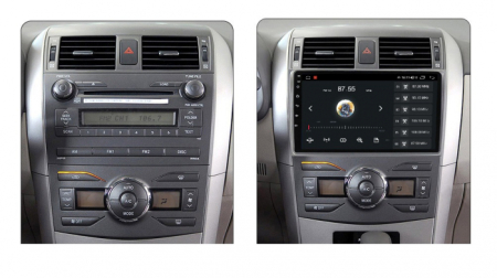 Navigatie Toyota Corolla din 2006-2013,Android 14 , 4GB RAM, Octacore, Slot Sim 4G, DSP, GPS, Wi-FI, Carplay, Android Auto, USB, Bluetooth, Waze, Touchscreen, 9 inch [7]