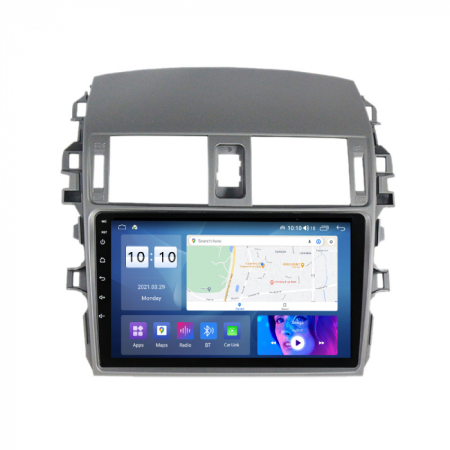 Navigatie dedicata Toyota cu Android - Navigatie Toyota Corolla din 2006-2013 Android 14 , 4GB RAM , Procesor Quad Core , Wireless Carplay si Android auto , Display HD Touchscreen, Wi-Fi , Bluetooth, USB