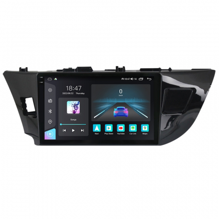 Auris Corolla (2013 - 2019) - Navigatie Toyota Corolla din 2012-2016, Rezolutie 2K, Ecran QLED 9.5 inch, 8GB RAM si 128GB ROM, Android, Procesor Octacore, Slot sim 4G, Sunet DSP, Wireless Carplay