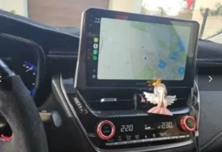 Navigatie Toyota Corolla din 2018-2022, Rezolutie 2K, Display QLED 9.5 inch, 4GB RAM si 64GB ROM, Android, Procesor Octacore, Slot sim 4G, Sunet DSP, Wireless Carplay si Android Auto, Camera Marsarier [7]