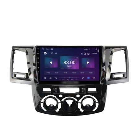 Hilux  (2004 - 2014) - Navigatie Toyota Fortuner Hilux 2004 - 2014 Android 14 , 4GB RAM , Procesor Quad Core , Wireless Carplay si Android auto , Display HD Touchscreen, Wi-Fi , Bluetooth, USB