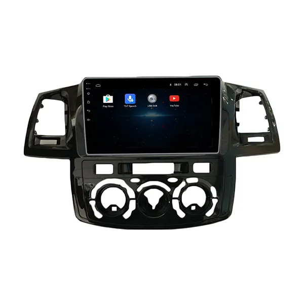 Navigatie Toyota Fortuner Hilux 2004 - 2014 Android 14 , 4GB RAM , Procesor Quad Core , Wireless Carplay si Android auto , Display HD Touchscreen, Wi-Fi , Bluetooth, USB [2]
