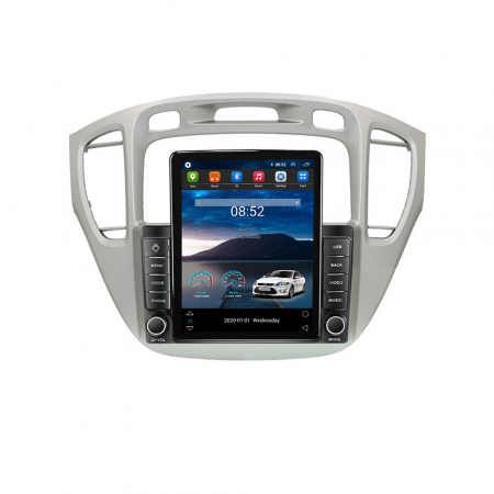 Navigatie Auto cu Android - Navigatie Toyota Highlander 2000-2007 Ecran TESLA 9.7 inch, 8 GB RAM si 128 GB ROM, Android 15, Slot Sim 4G, Procesor Octa Core, Carplay Wireless si Android auto, Procesor Sunet Digital DSP, Aplic