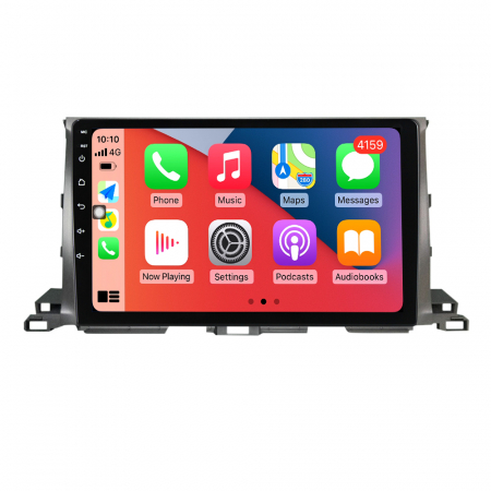 TOYOTA - Navigatie Auto Android Toyota Highlander din 2013-2018, 4GB RAM si 32GB ROM, Display QLED 9 inch, Wireless Carplay si Android Auto, Procesor Octacore, Slot sim 4G, Sunet DSP, Camera Marsarier, Bluetooth, USB, Wi F