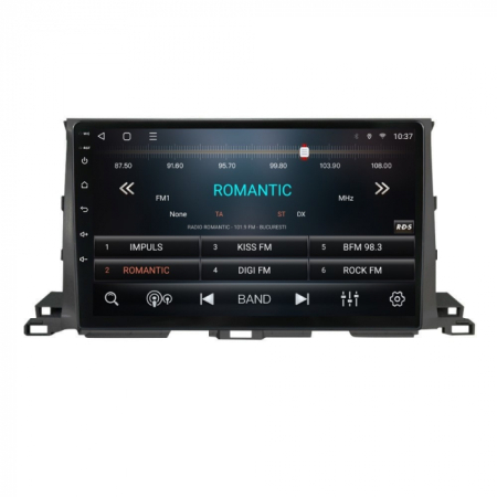 Navigatie Toyota Highlander din 2013-2018, Rezolutie 2K, Ecran QLED 9.5 inch, 8GB RAM si 128GB ROM, Android, Procesor Octacore, Slot sim 4G, Sunet DSP, Wireless Carplay si Android Auto [4]