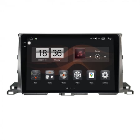 Navigatie Toyota Highlander din 2013-2018, Rezolutie 2K, Ecran QLED 9.5 inch, 8GB RAM si 128GB ROM, Android, Procesor Octacore, Slot sim 4G, Sunet DSP, Wireless Carplay si Android Auto [3]