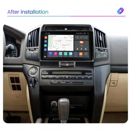 Navigatie Toyota Land Cruiser 200 2008-2015 Rezolutie 2K , 8GB RAM+128GB ROM QLED [4]