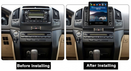 Navigatie Toyota Land Cruiser 200 2008-2015 Ecran TESLA 9.7 inch, 8 GB RAM si 128 GB ROM, Android 15, Slot Sim 4G, Procesor Octa Core, Carplay Wireless si Android auto, Procesor Sunet Digital DSP, Apl [2]