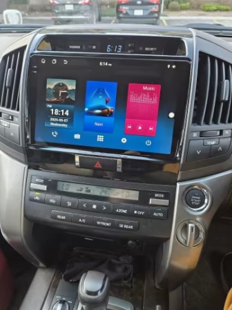 Navigatie Toyota Land Cruiser 200 din 2015-2018 Android 14 , 4GB RAM , Procesor Quad Core , Wireless Carplay si Android auto , Display HD Touchscreen, Wi-Fi , Bluetooth, USB [6]