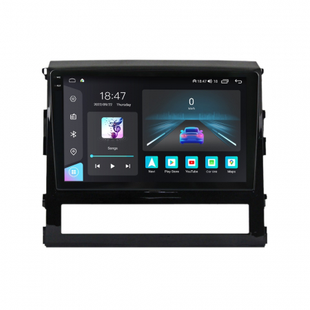 TOYOTA - Navigatie Auto Android Toyota Land Cruiser 200 din 2015-2018, Rezolutie 2K, Ecran QLED 9.5 inch, 8GB RAM si 128GB ROM, Android, Procesor Octacore, Slot sim 4G, Sunet DSP, Wireless Carplay si Android Auto