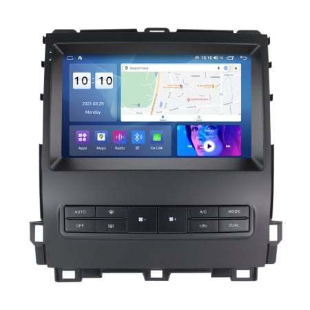 Prado J120  (2003 - 2009) - Navigatie Toyota Land Cruiser J120 Prado ( 2003 - 2009 ) , Clima integrata 4GB RAM si 64GB ROM, Ecran QLED 9 inch, Android 15, Procesor Octacore, Slot sim 4G, Sunet DSP, Wireless Carplay si Android Au