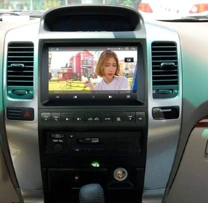 Navigatie Toyota Land Cruiser J120 Prado ( 2003 - 2009 ) , Clima integrata 4GB RAM si 64GB ROM, Ecran QLED 9 inch, Android 15, Procesor Octacore, Slot sim 4G, Sunet DSP, Wireless Carplay si Android Au [2]