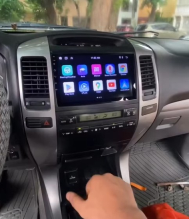 Navigatie Toyota Land Cruiser J120 Prado din 2003 - 2009, 8GB RAM si 128GB ROM, Ecran QLED 9 inch, Android 14, Procesor Octacore, Slot sim 4G, Sunet DSP, Wireless Carplay si Android Auto, Camera Marsa [6]