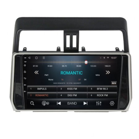 Navigatie Toyota Land Cruiser Prado 150 din 2013-2017  Android 14 , 4GB RAM , Procesor Quad Core , Wireless Carplay si Android auto , Display HD Touchscreen, Wi-Fi , Bluetooth, USB [1]