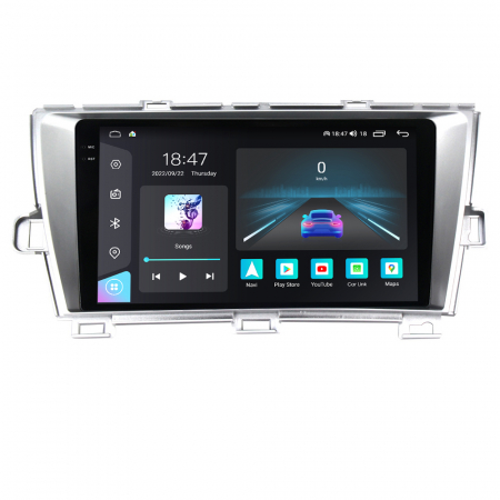 Prius  (2009 - 2014) - Navigatie Toyota Prius din 2009-2015, Rezolutie 2K, Display QLED 9.5 inch, 4GB RAM si 64GB ROM, Android, Procesor Octacore, Slot sim 4G, Sunet DSP, Wireless Carplay si Android Auto, Camera Marsarier,