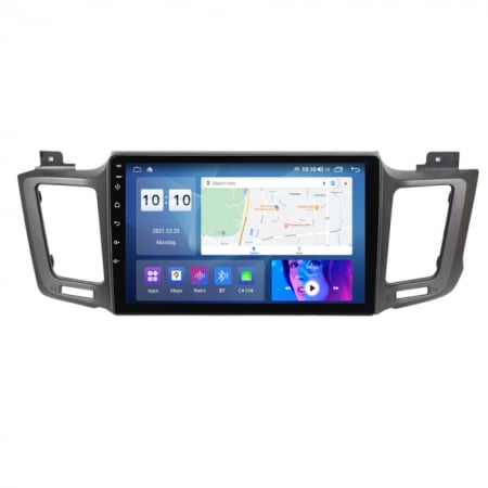 Navigatie dedicata Toyota cu Android - Navigatie Toyota Rav 4 din 2012-2018, Android 14, Wireless Carplay si Android Auto,2GB RAM si 32GB ROM, Display IPS 9 inch, Camera Marsarier, Internet, Aplicatii, Wi Fi, Usb, Bluetooth