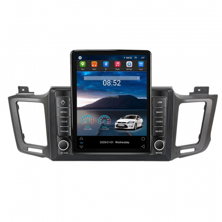 Rav 4  (2012 - 2018) - Navigatie Toyota Rav 4 din 2012-2018, Display TESLA 9.5 inch, 2GB RAM si 32GB ROM, Wireless Carplay si Android Auto, Procesor Octacore, Slot sim 4G, Sunet DSP, Camera Marsarier, Bluetooth, USB, Wi Fi,