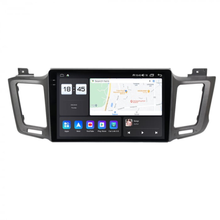 Navigatie Toyota Rav 4 din 2012-2018, Rezolutie 2K, Display QLED 9.5 inch, 4GB RAM si 64GB ROM, Android, Procesor Octacore, Slot sim 4G, Sunet DSP, Wireless Carplay si Android Auto, Camera Marsarier, [3]