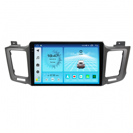 Navigatie Toyota Rav 4 din 2012-2018, Rezolutie 2K, Ecran QLED 10.5 inch, 8GB RAM si 128GB ROM, Android, Procesor Octacore, Slot sim 4G, Sunet DSP, Wireless Carplay si Android Auto [3]