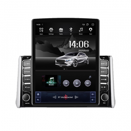 Rav 4 (2018 - 2022) - Navigatie Toyota Rav 4 din 2018 - 2022, Ecran TESLA 9.7 inch, 4 GB RAM si 64 GB ROM, Slot Sim 4G, Procesor Octa Core, Carplay integrat, Procesor Sunet Digital DSP, Android, Aplicatii, Usb, Wi Fi, Blue