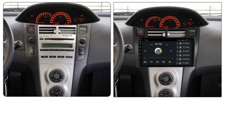 Navigatie Toyota Yaris ( 2005 - 2012 ) , 4 GB RAM si 64 GB ROM, Slot Sim 4G, Procesor Octa Core, Carplay, Sunet DSP, Android, Aplicatii, Usb, Wi Fi, Bluetooth [3]