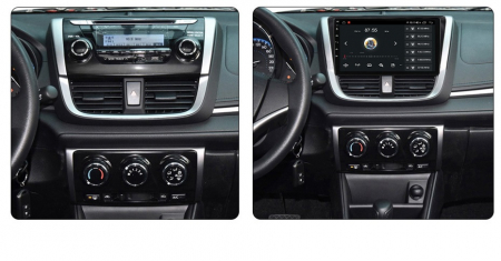 Navigatie Toyota Yaris Vios ( 2014 - 2019 ) 4 GB RAM si 64 GB ROM, Slot Sim 4G, Procesor Octa Core, Carplay, Sunet DSP, Android, Aplicatii, Usb, Wi Fi, Bluetooth [3]