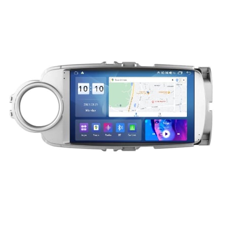 Navigatie dedicata Toyota cu Android - Navigatie Toyota Yaris din 2010-2018 Android 14 , 4GB RAM , Procesor Quad Core , Wireless Carplay si Android auto , Display HD Touchscreen, Wi-Fi , Bluetooth, USB