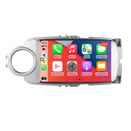 TOYOTA - Navigatie Auto Android Toyota Yaris din 2010-2018, NAVIGPS, 4GB RAM si 32GB ROM, Display QLED 9 inch, Wireless Carplay si Android Auto, Procesor Octacore, Slot sim 4G, Sunet DSP, Camera Marsarier, Bluetooth, USB,