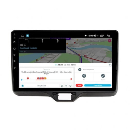 Navigatie Toyota Yaris P21 2020 - 2024 8GB RAM si 128GB ROM, Ecran QLED 9 inch, Android 14, Procesor Octacore, Slot sim 4G, Sunet DSP, Wireless Carplay si Android Auto [5]