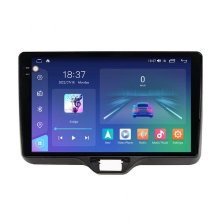 Yaris P21 2020 - 2024 - Navigatie Toyota Yaris P21 2020 - 2024 Rezolutie 2K, Ecran QLED 9.5 inch, 8GB RAM si 128GB ROM, Android, Procesor Octacore, Slot sim 4G, Sunet DSP, Wireless Carplay