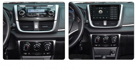 Navigatie Toyota Yaris Vios din 2014 - 2018, 8GB RAM si 128GB ROM, Ecran QLED 9 inch, Android 14, Procesor Octacore, Slot sim 4G, Sunet DSP, Wireless Carplay si Android Auto, Camera Marsarier [1]