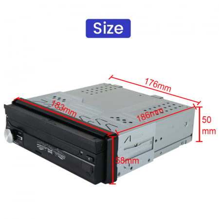 Navigatie Universala 1DIN , Android 14 , 4GB RAM si 64GB ROM, Ecran QLED 7 inch, Android 14, Procesor Octacore, Slot sim 4G, Sunet DSP, Wireless Carplay si Android Auto [5]