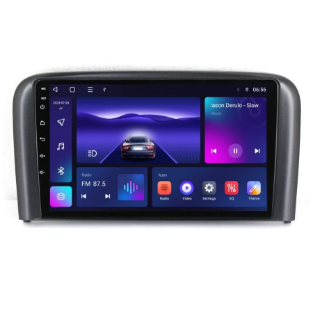 Navigatie Volvo S80 din 1998-2006, Rezolutie 2K, Display QLED 9.5 inch, 4GB RAM si 64GB ROM, Android, Procesor Octacore, Slot sim 4G, Sunet DSP, Wireless Carplay si Android Auto, Camera Marsarier, USB [1]