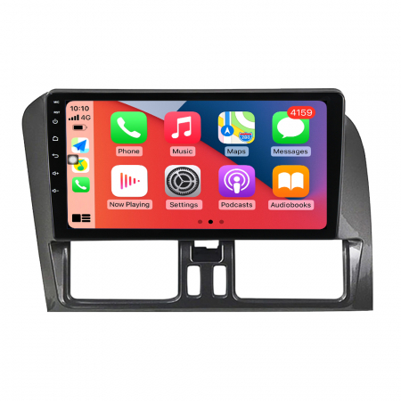 VOLVO - Navigatie Auto Android Volvo XC60 din 2008-2012, Rezolutie 2K, Display QLED 9.5 inch, 4GB RAM si 64GB ROM, Android, Procesor Octacore, Slot sim 4G, Sunet DSP, Wireless Carplay si Android Auto, Camera Marsarier, US