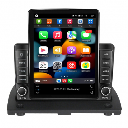 Navigatie Volvo XC90 din 2003-2014, Display TESLA 9.5 inch, 2GB RAM si 32GB ROM, Wireless Carplay si Android Auto, Procesor Octacore, Slot sim 4G, Sunet DSP, Camera Marsarier, Bluetooth, USB, Wi Fi, R [1]