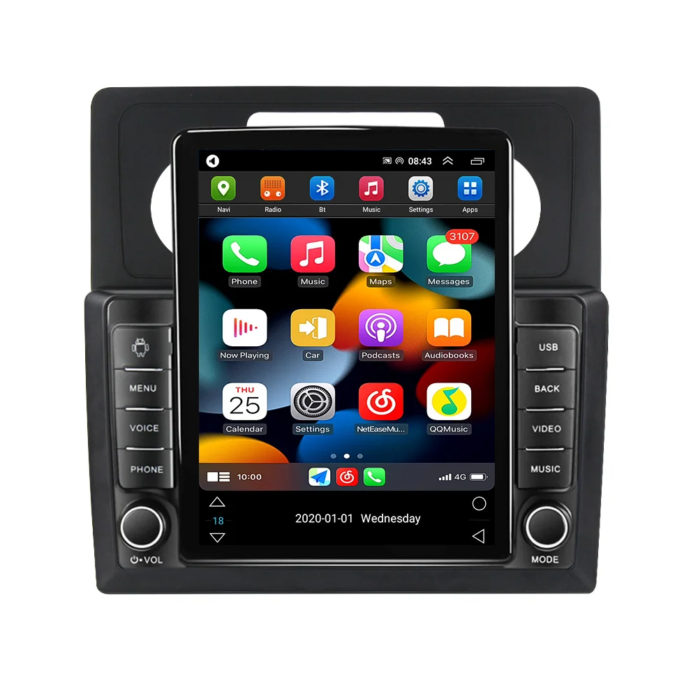 Navigatie Auto cu Android - Navigatie VW Caddy 2004-2010 Ecran TESLA 9.7 inch, 8 GB RAM si 128 GB ROM, Android 15, Slot Sim 4G, Procesor Octa Core, Carplay Wireless si Android auto, Procesor Sunet Digital DSP, Aplic