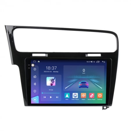 Navigatie VW Golf 7 , Ecran QLED 10 inch , 4GB RAM si 64GB ROM, Android 14, Procesor Octacore, Slot sim 4G, Sunet DSP, Wireless Carplay si Android Auto, Camera Marsarier [2]