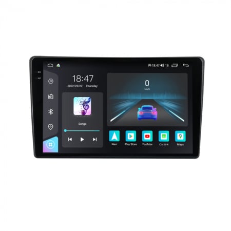 Navigatie dedicata Volkswagen cu Android - Navigatie VW Passat B5 Bora Polo Golf 4 Skoda Octavia 1 Fabia Superb, Rezolutie 2K, Display QLED 9.5 inch, 4GB RAM si 64GB ROM, Android, Procesor Octacore, Slot sim 4G, Sunet DSP, Wireless Carplay si