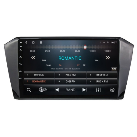 Navigatie VW Passat B8 din 2015-2020, Rezolutie 2K, Ecran QLED 10.5 inch, 8GB RAM si 128GB ROM, Android, Procesor Octacore, Slot sim 4G, Sunet DSP, Wireless Carplay si Android Auto [2]