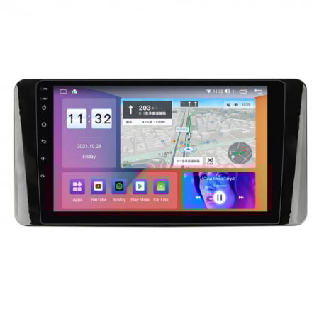 Navigatie VW Polo 6 din 2020 - 2023, Android 14, Wireless Carplay si Android Auto, 2GB RAM si 32GB ROM, Display IPS 9 inch, Camera Marsarier, Internet, Aplicatii, Wi Fi, Usb, Bluetooth [1]