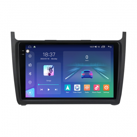 VOLKSWAGEN - Navigatie Auto Android Volkswagen Polo din 2008-2020, Rezolutie 2K, Display QLED 9.5 inch, 4GB RAM si 64GB ROM, Android, Procesor Octacore, Slot sim 4G, Sunet DSP, Wireless Carplay si Android Auto, Camera Marsarier, USB,
