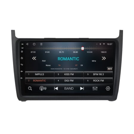Navigatie VW Polo din 2008-2020, Rezolutie 2K, Display QLED 9.5 inch, 4GB RAM si 64GB ROM, Android, Procesor Octacore, Slot sim 4G, Sunet DSP, Wireless Carplay si Android Auto, Camera Marsarier, USB, [2]