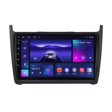 Navigatie VW Polo din 2008-2020, Rezolutie 2K, Display QLED 9.5 inch, 4GB RAM si 64GB ROM, Android, Procesor Octacore, Slot sim 4G, Sunet DSP, Wireless Carplay si Android Auto, Camera Marsarier, USB, [1]