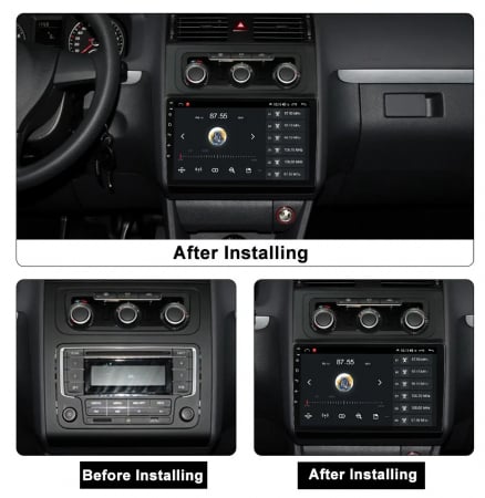 Navigatie VW Touran 2011-2015 Android 14 , 4GB RAM+64GB ROM QLED [3]