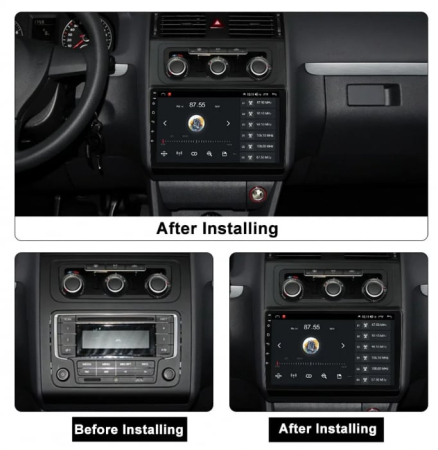 Navigatie VW Touran 2011-2015 Rezolutie 2K , 8GB RAM+128GB ROM QLED [2]