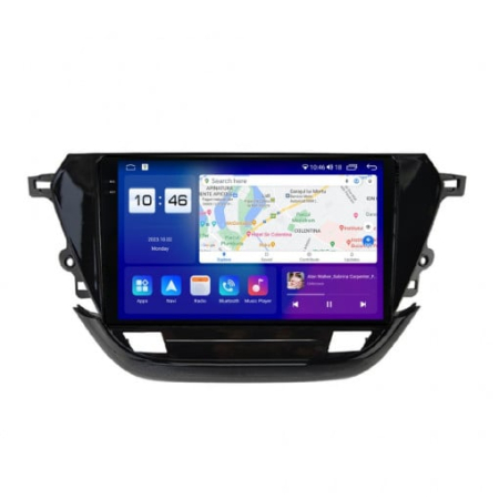 Navigatie Opel Corsa F , 2019 - 2023 Rezolutie 2K, Display QLED 9.5 inch, 4GB RAM si 64GB ROM, Android, Procesor Octacore, Slot sim 4G, Sunet DSP, Wireless Carplay si Android Auto, Camera Marsa [1]