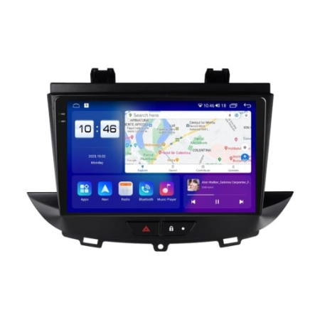 Navigatie Opel Corsland X 2017 - 2021 Rezolutie 2K, Ecran QLED 9.5 inch, 8GB RAM si 128GB ROM, Android, Procesor Octacore, Slot sim 4G, Sunet DSP, Wireless Carplay [1]