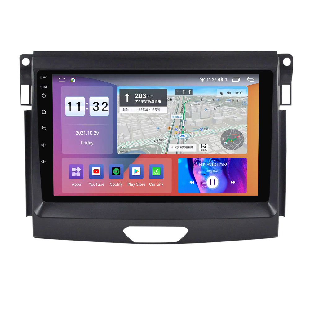 Navigatie Auto Android Ford Ranger din 2015 - 2021, 8GB RAM si 128GB ROM, Ecran QLED 9 inch, Android 12, Procesor Octacore, Slot sim 4G, Sunet DSP, Wireless Carplay si Android Auto, Camera Marsarier [6]
